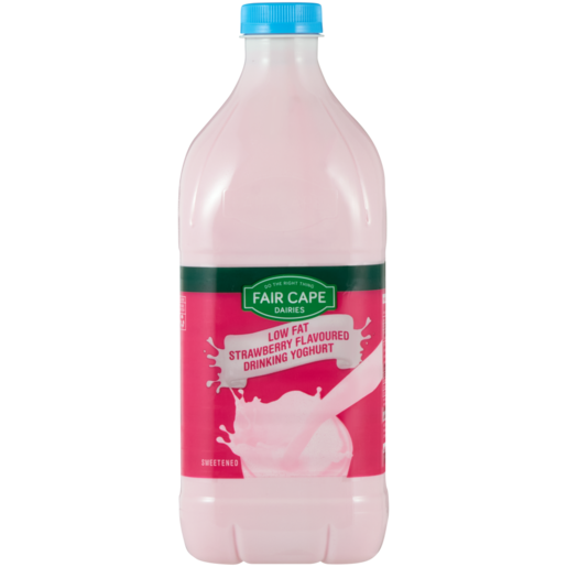 Fair Cape - Strawberry Drinking Yoghurt -2ltr