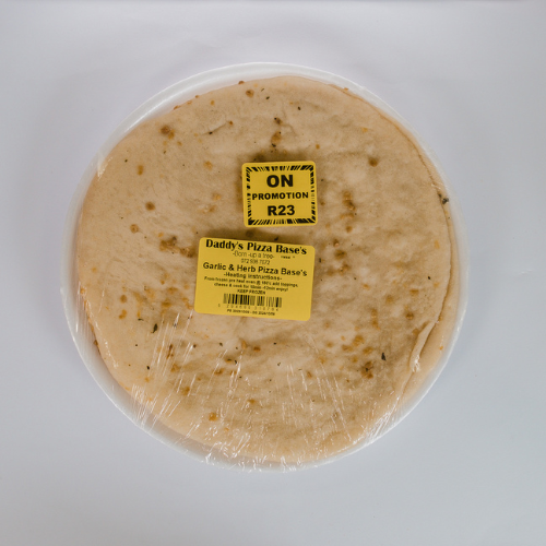 Daddy`s Pizza Base - Garlic & Herb