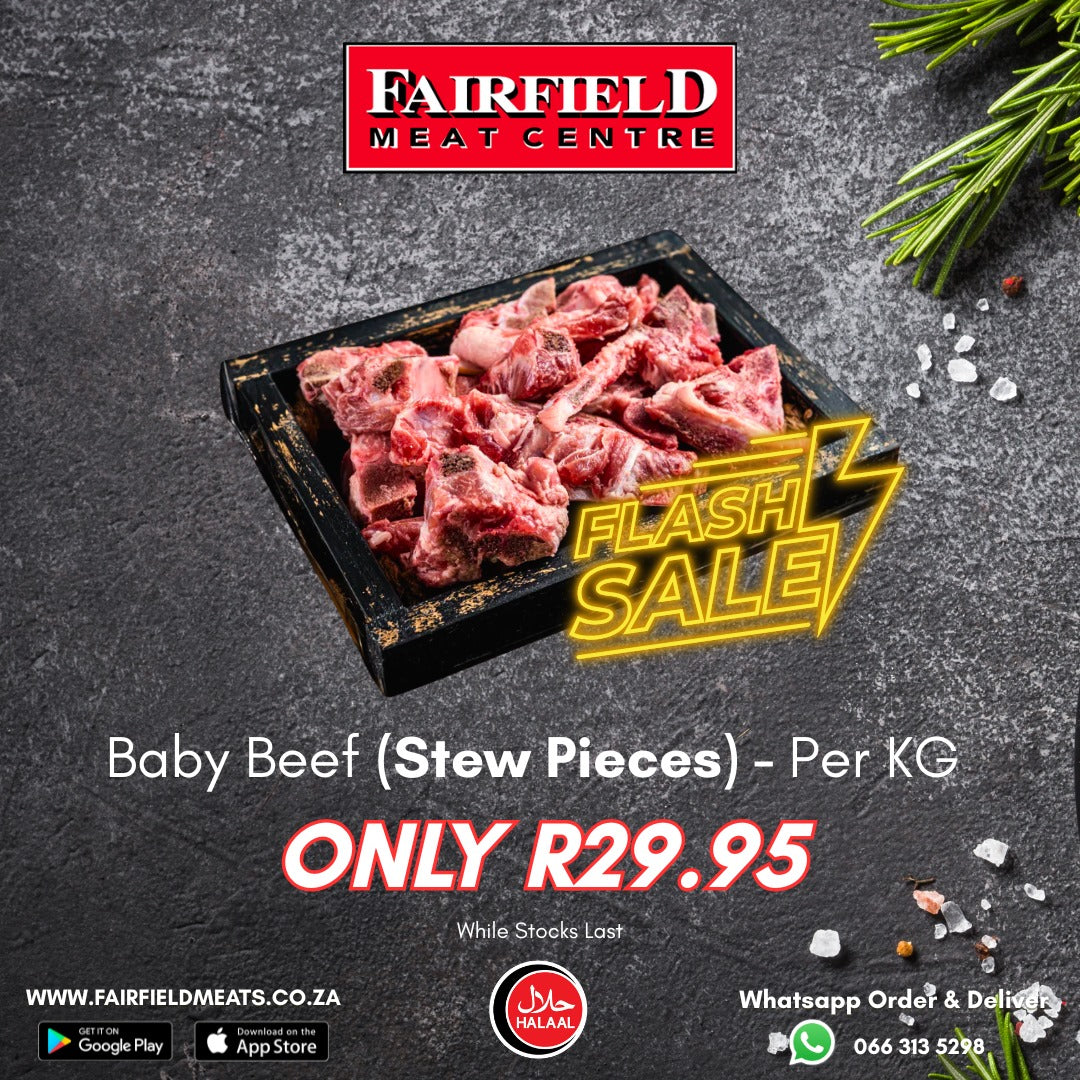 Baby Beef Stew Pieces - P/KG