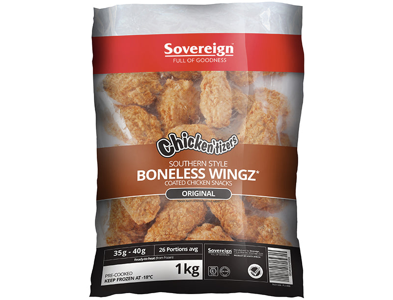 Southern Style Boneless Wingz (Original)  -1kg