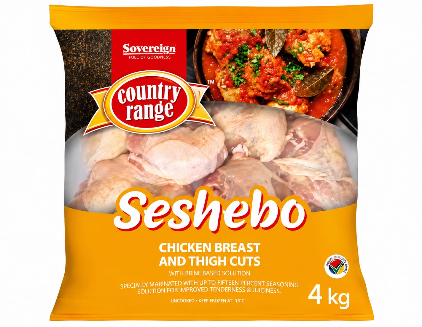 Seshebo Chicken breast & thigh cuts 4kg