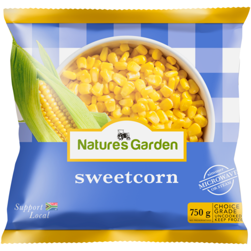 Nature's Garden Frozen Sweetcorn 750g