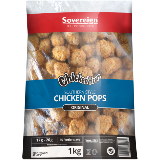 Sovereign Chicken Pops Crispy 1kg -