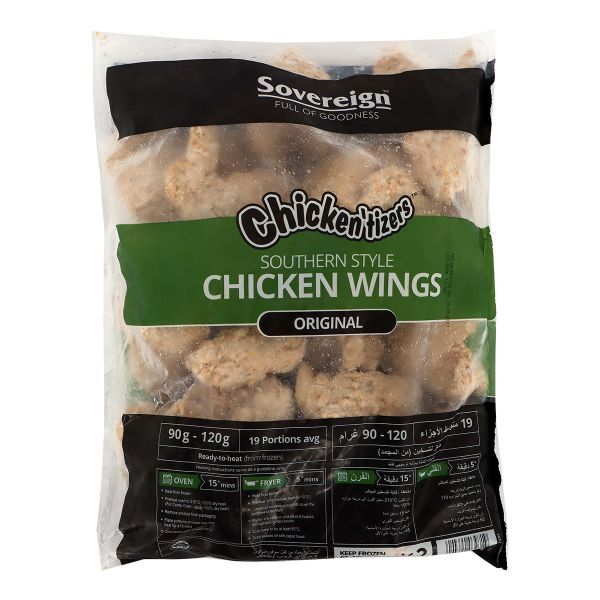 Sovereign Chicken'tizers: Southern Style Wings (Original) 2kg