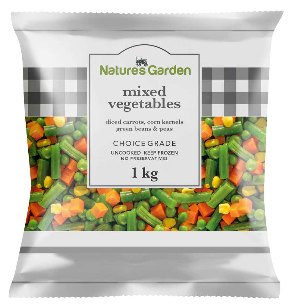 Nature's Garden Frozen Mixed Vegetables-1kg