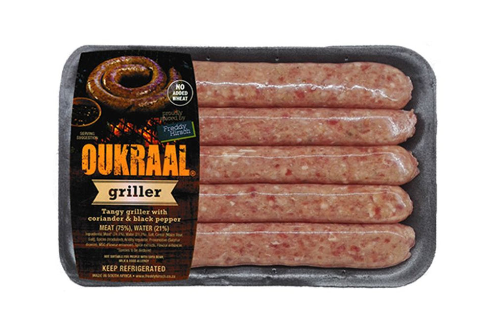 Oukraal Griller Sausage - 10 piece pack