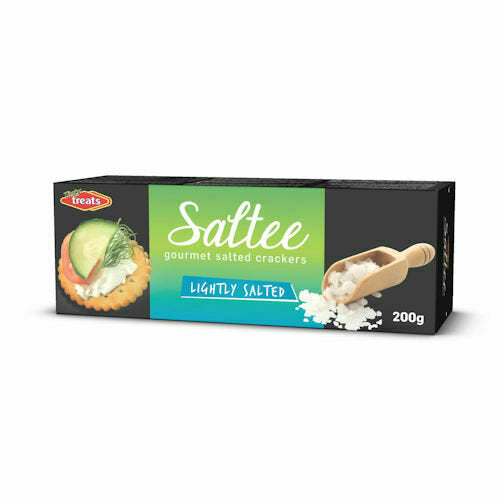 Tasty Treats Saltee Gourmet Lighty Salted Crackers 200g