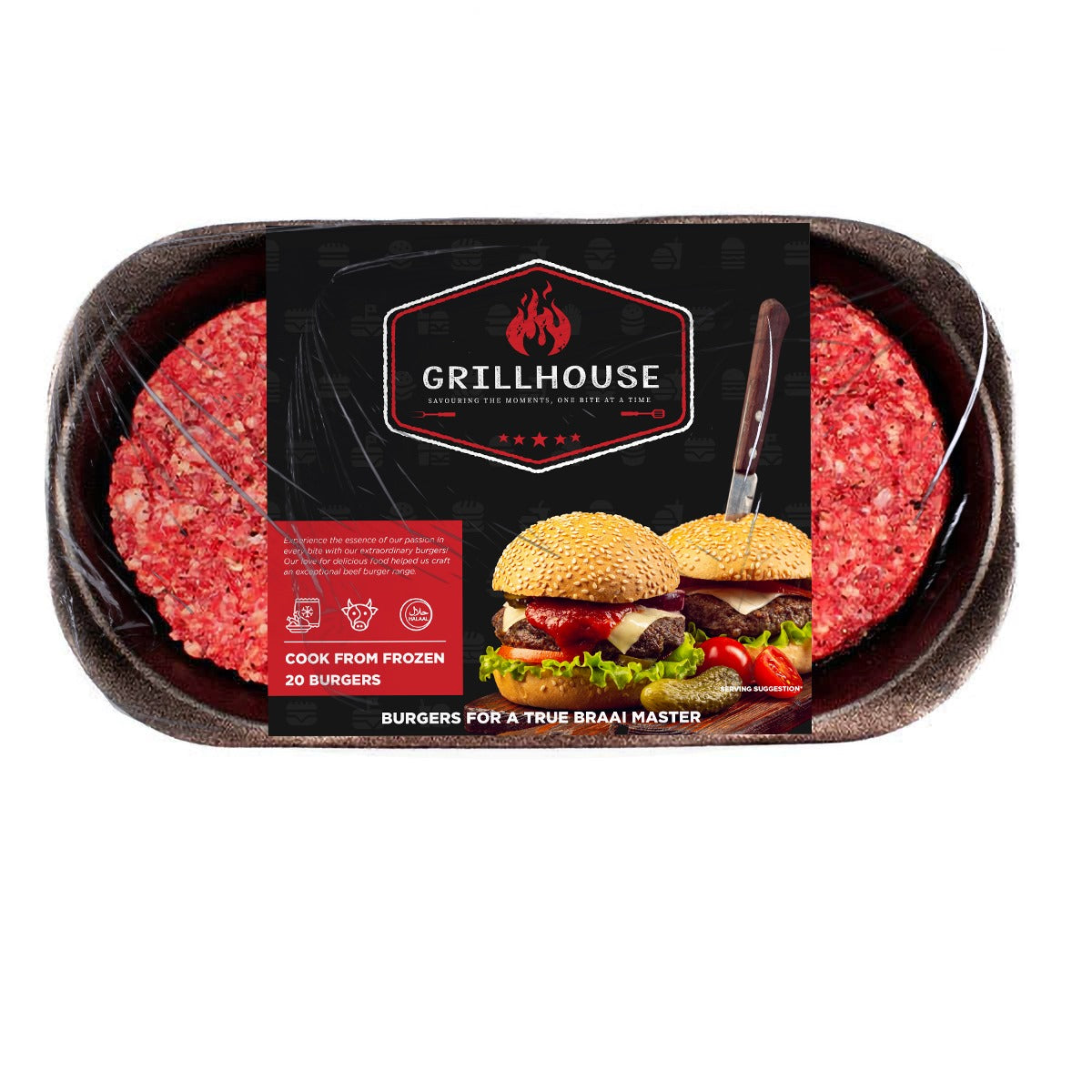 Grill House - Beef Burgers - Pack of 4