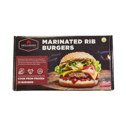 Grillhouse - Marinated Rib Burger 1kg